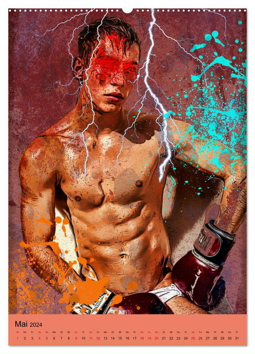Männlich sportlich und sexy von Nico Bielow (CALVENDO Wandkalender 2024)