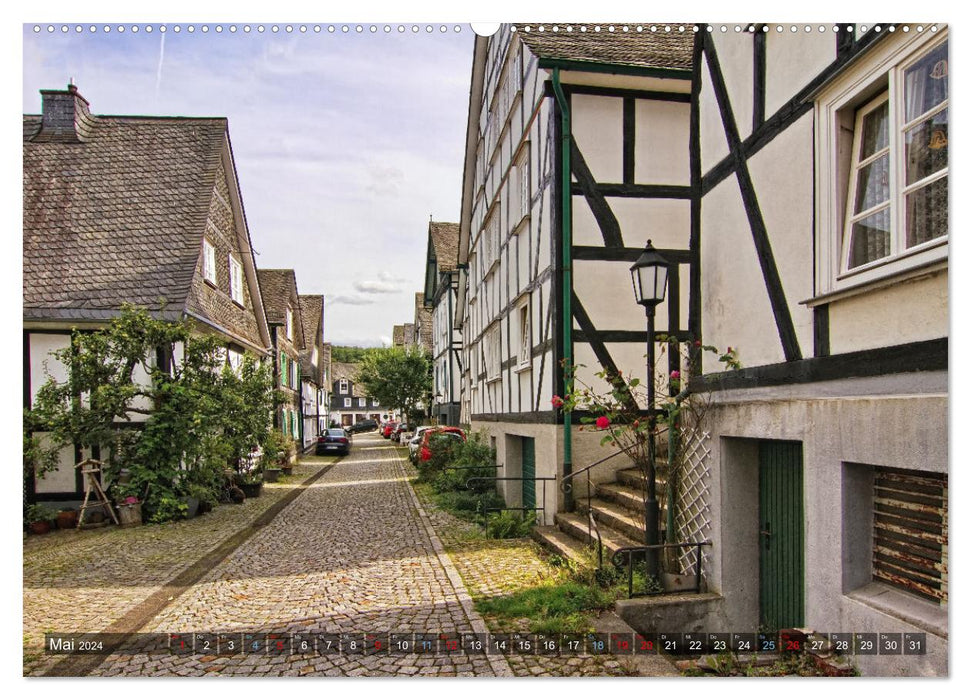 City views of Freudenberg. The old spot, the historic old town. (CALVENDO Premium Wall Calendar 2024) 