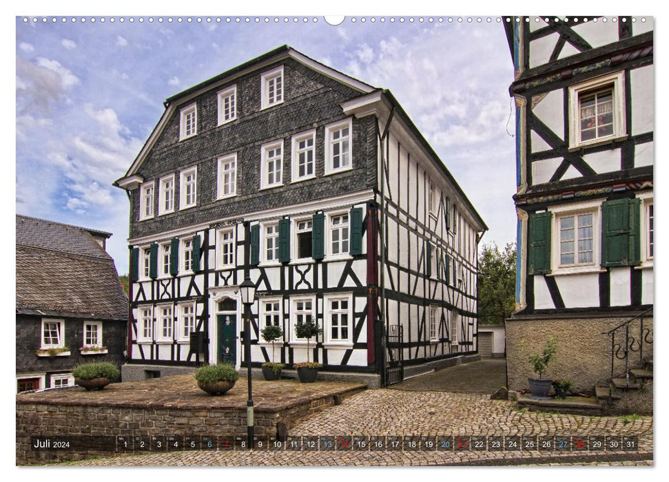 Stadtansichten Freudenberg. Der alte Flecken, die historische Altstadt. (CALVENDO Premium Wandkalender 2024)
