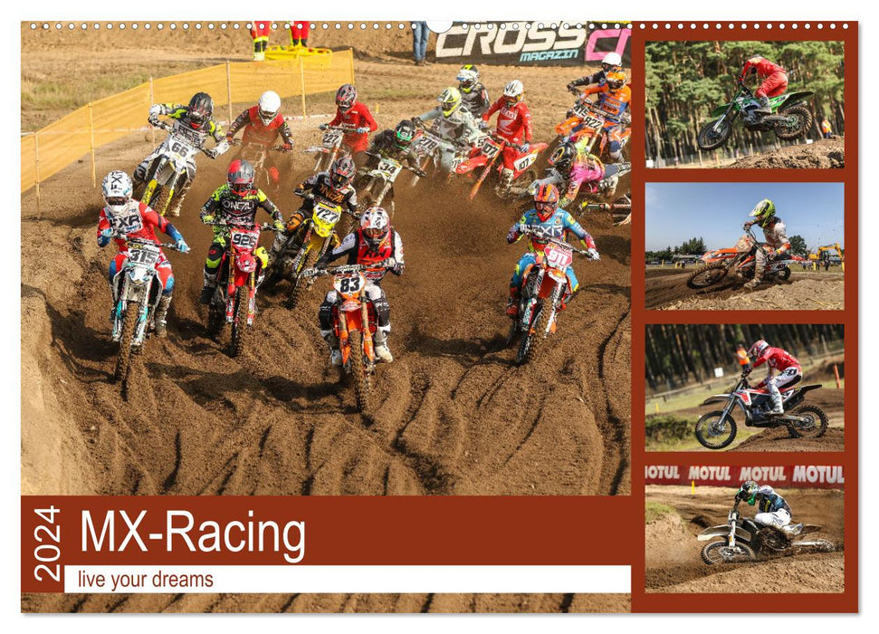 MX-Racing live your dreams (CALVENDO Wandkalender 2024)