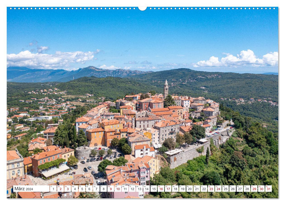 Istria - historical cities and beautiful landscapes (CALVENDO wall calendar 2024) 