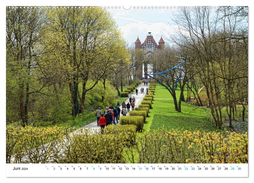 Die Havel entlang - Brandenburg, Rathenow, Havelberg (CALVENDO Premium Wandkalender 2024)