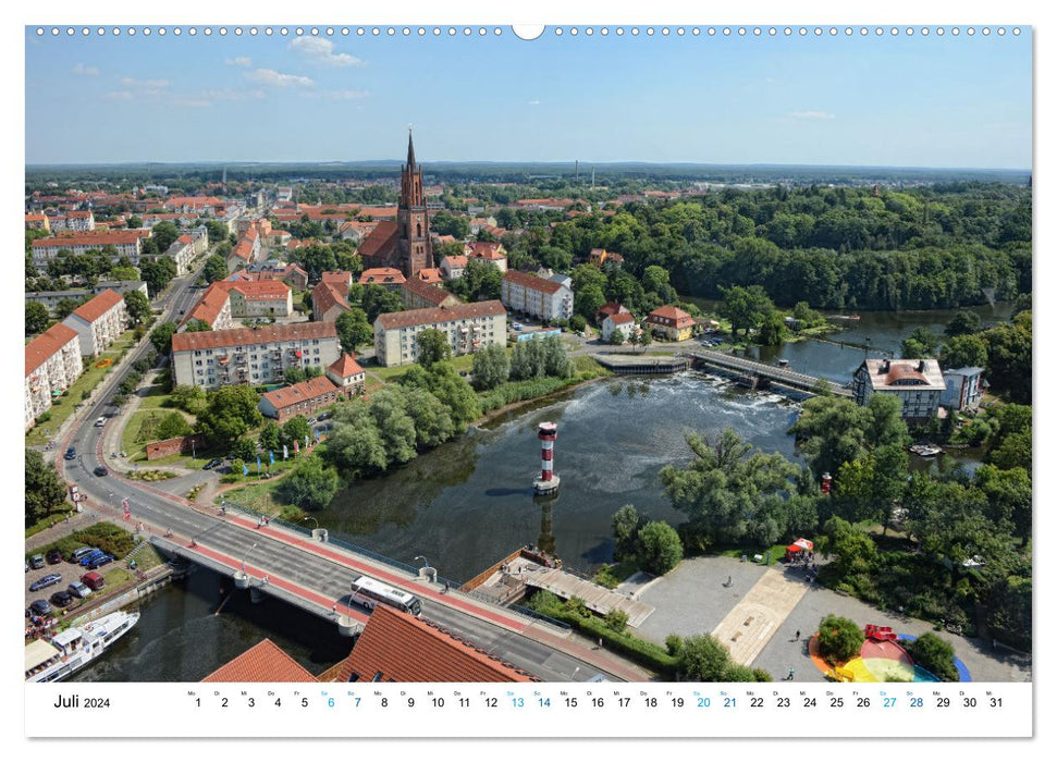 Along the Havel - Brandenburg, Rathenow, Havelberg (CALVENDO Premium Wall Calendar 2024) 