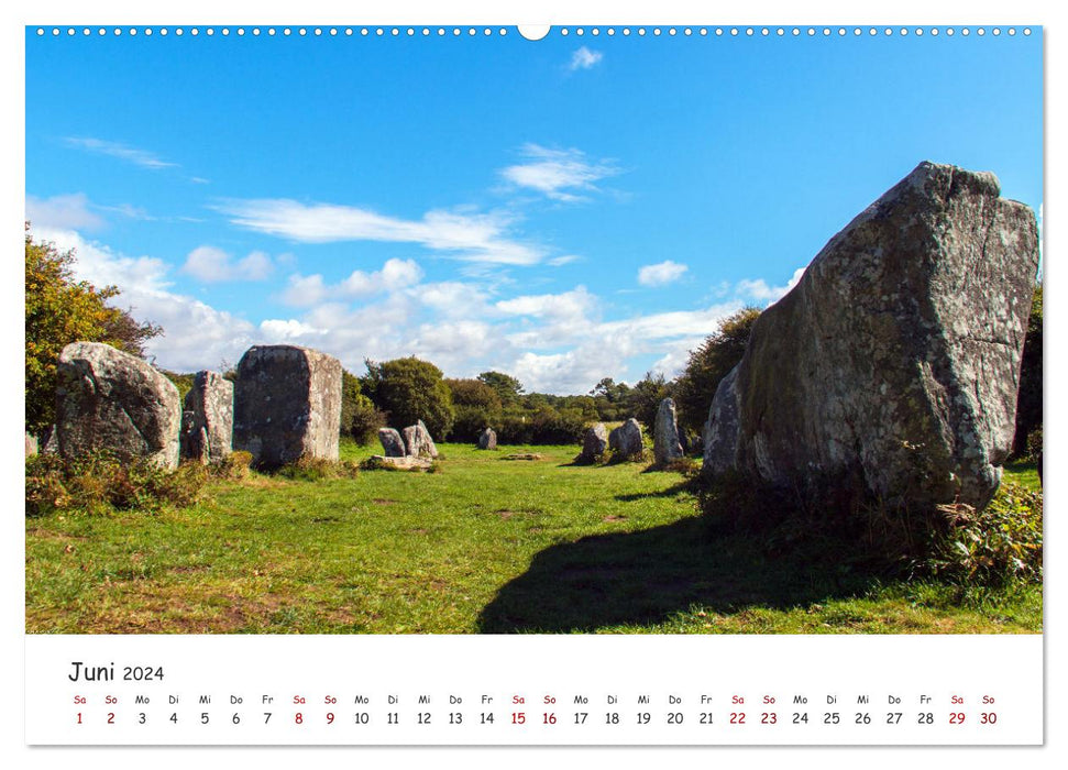 Magical places - stone circles, dolmens, megaliths (CALVENDO wall calendar 2024) 