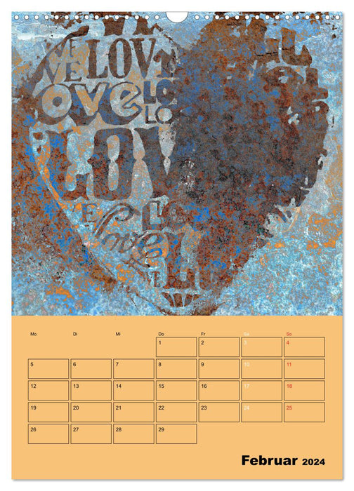 RUST - loved or hated (CALVENDO wall calendar 2024) 