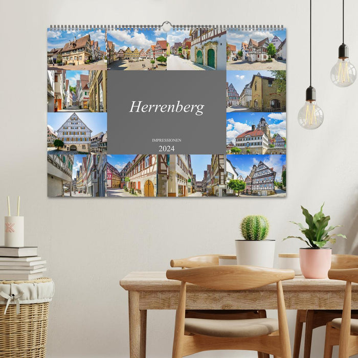 Herrenberg Impressionen (CALVENDO Wandkalender 2024)