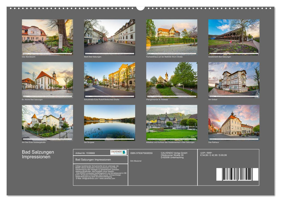 Bad Salzungen impressions (CALVENDO wall calendar 2024) 