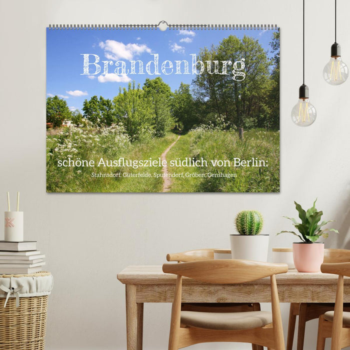 Brandenburg - beautiful excursion destinations south of Berlin (CALVENDO wall calendar 2024) 