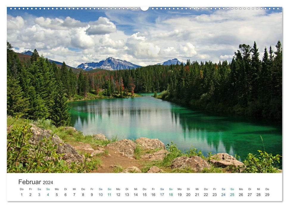 Icefields Parkway in Canada (CALVENDO wall calendar 2024) 