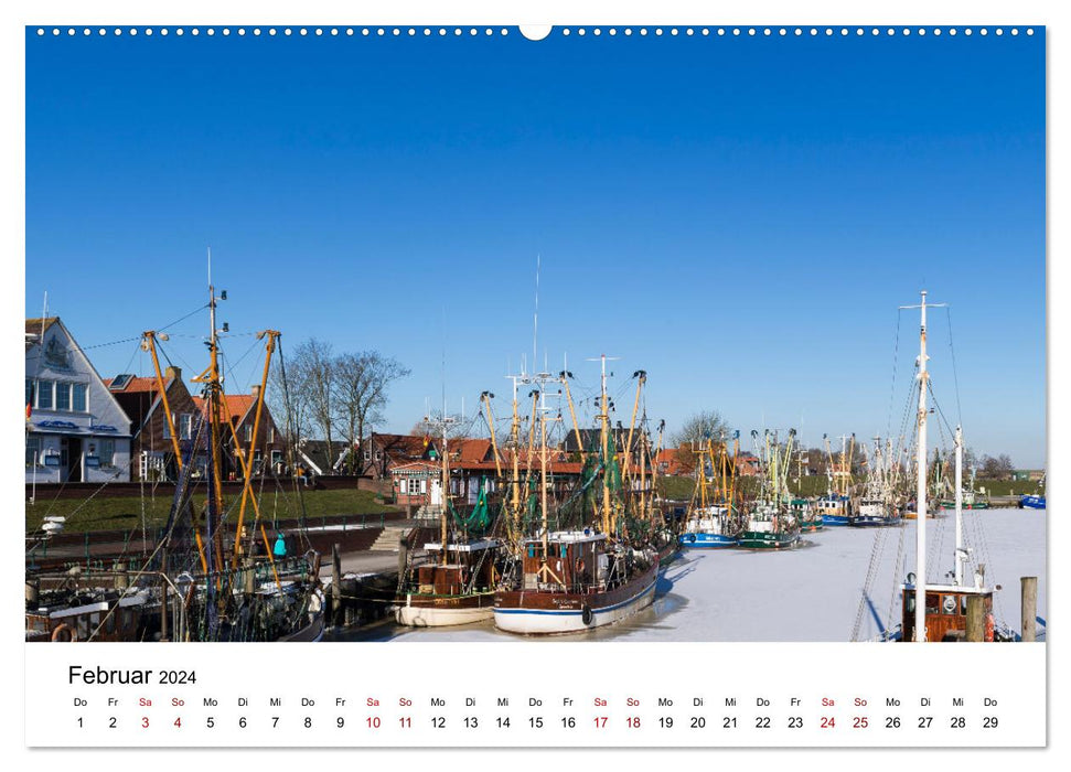 East Frisia - A year in pictures (CALVENDO Premium Wall Calendar 2024) 