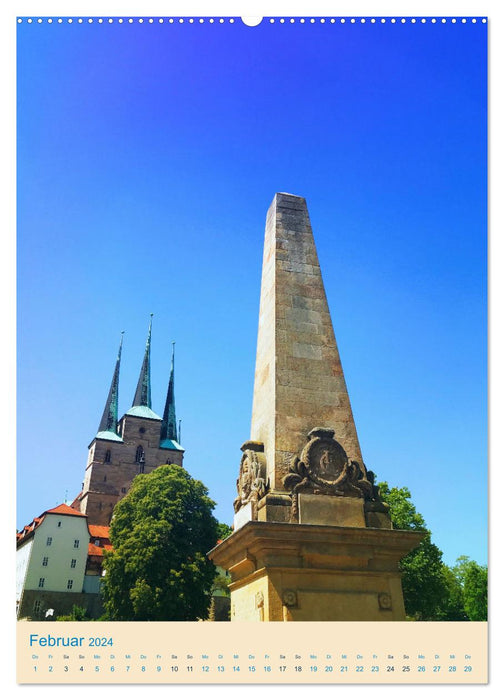 Erfurt und Eisenach - Traumhaft Schön (CALVENDO Premium Wandkalender 2024)