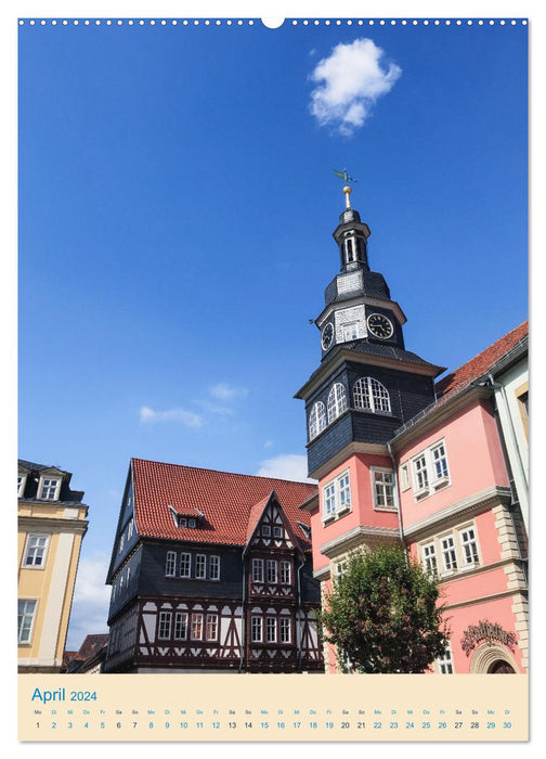 Erfurt and Eisenach - Fantastically Beautiful (CALVENDO Premium Wall Calendar 2024) 