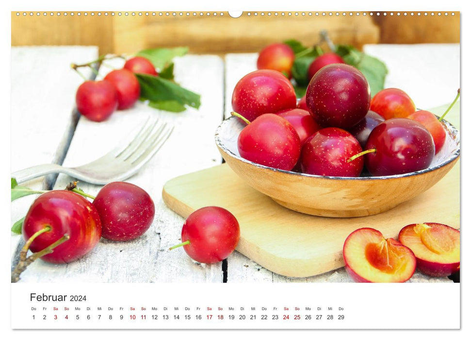 DELICIOUS WILD FRUITS (CALVENDO wall calendar 2024) 