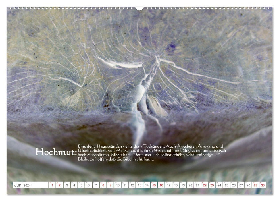 Die Frevel der Neuzeit - Nachdenk-Kalender (CALVENDO Premium Wandkalender 2024)