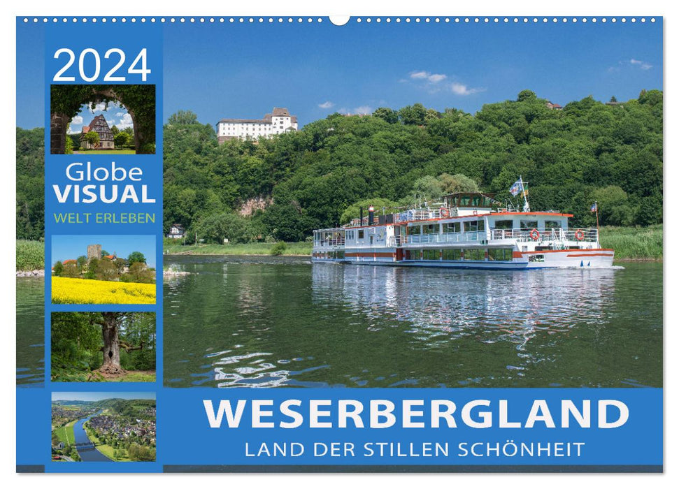 WESERBERGLAND - Land der stillen Schönheit (CALVENDO Wandkalender 2024)