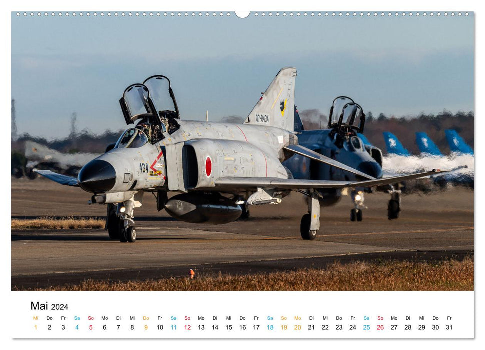 Die letzten McDonnell Douglas F-4 Phantom II (CALVENDO Wandkalender 2024)