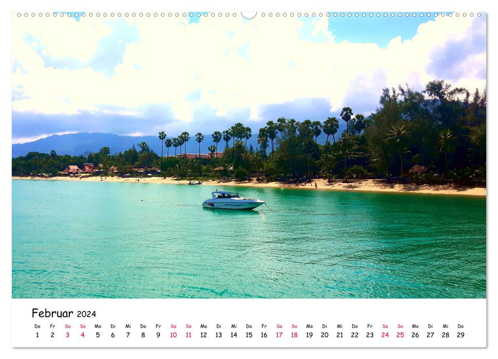 Holiday longings - pictures to dream about (CALVENDO wall calendar 2024) 