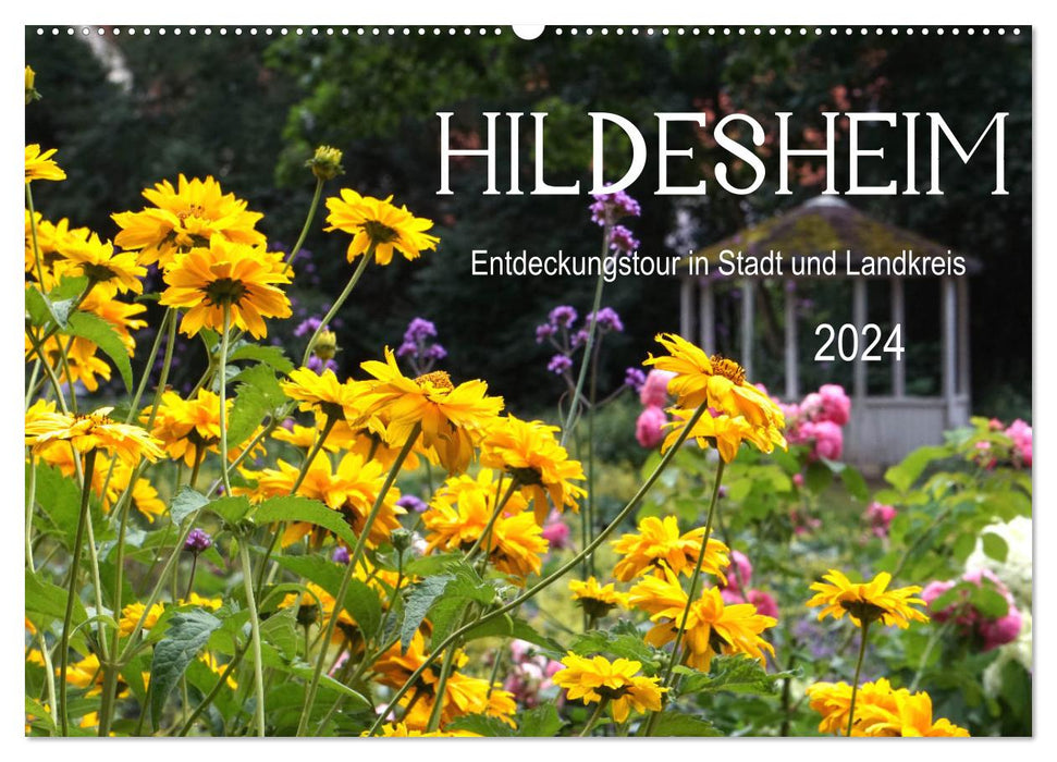 Hildesheim discovery tour in the city and district (CALVENDO wall calendar 2024) 