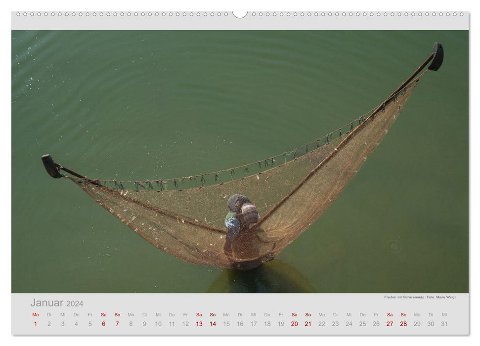 PETRI HEIL - Das Netz voller Fische (CALVENDO Premium Wandkalender 2024)