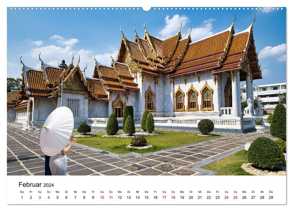 Der Königspalast in Bangkok (CALVENDO Premium Wandkalender 2024)