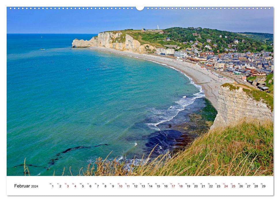 Normandy - between land and sea (CALVENDO wall calendar 2024) 