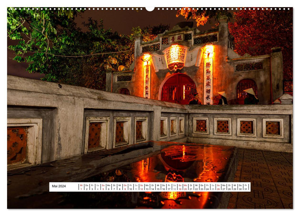 Faszinierendes Hanoi (CALVENDO Premium Wandkalender 2024)