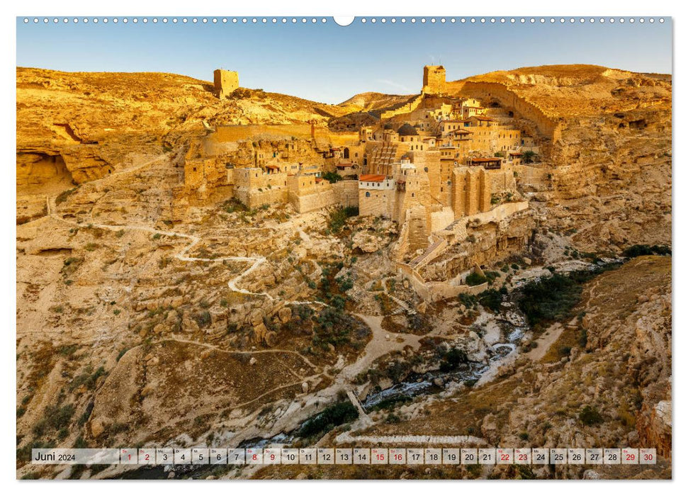 Israel &amp; Palestine - Journey through the Holy Land (CALVENDO Premium Wall Calendar 2024) 
