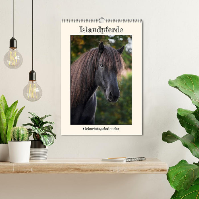 Icelandic birthday calendar (CALVENDO wall calendar 2024) 