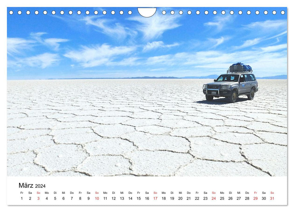 Bolivien - Die geheime Perle Südamerikas (CALVENDO Wandkalender 2024)