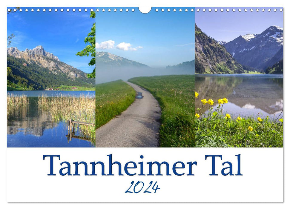 Tannheimer Tal (Calendrier mural CALVENDO 2024) 