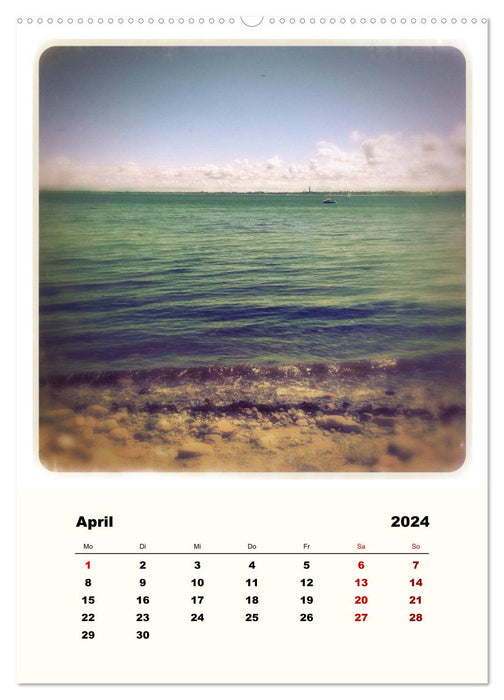 Ostsee Träumereien - Romantische Ansichten von Strande und Kiel-Holtenau (CALVENDO Wandkalender 2024)