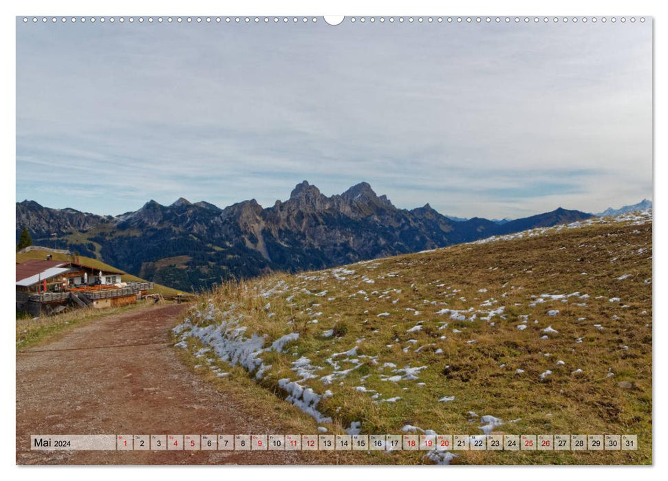 Herbst im Tannheimer Tal - Impressionen von Schattwald bis Nesselwängle (CALVENDO Wandkalender 2024)