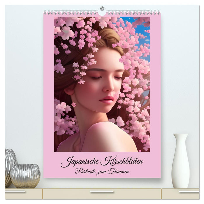 Japanische Kirschblüten - Portraits zum Träumen (CALVENDO Premium Wandkalender 2024)
