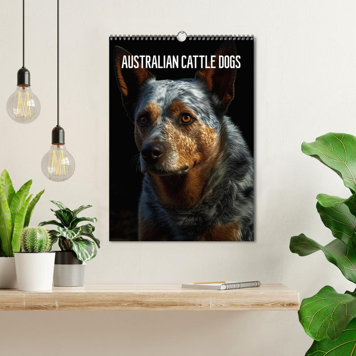 Australian Cattle Dogs (CALVENDO Wandkalender 2024)