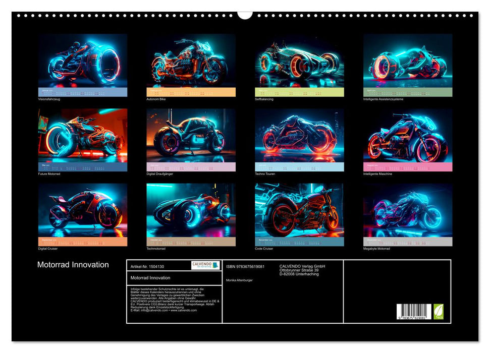 Motorrad Innovation (CALVENDO Wandkalender 2024)