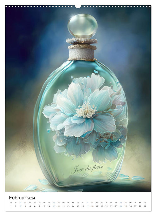 Perfume elegance in a glass (CALVENDO Premium Wall Calendar 2024) 