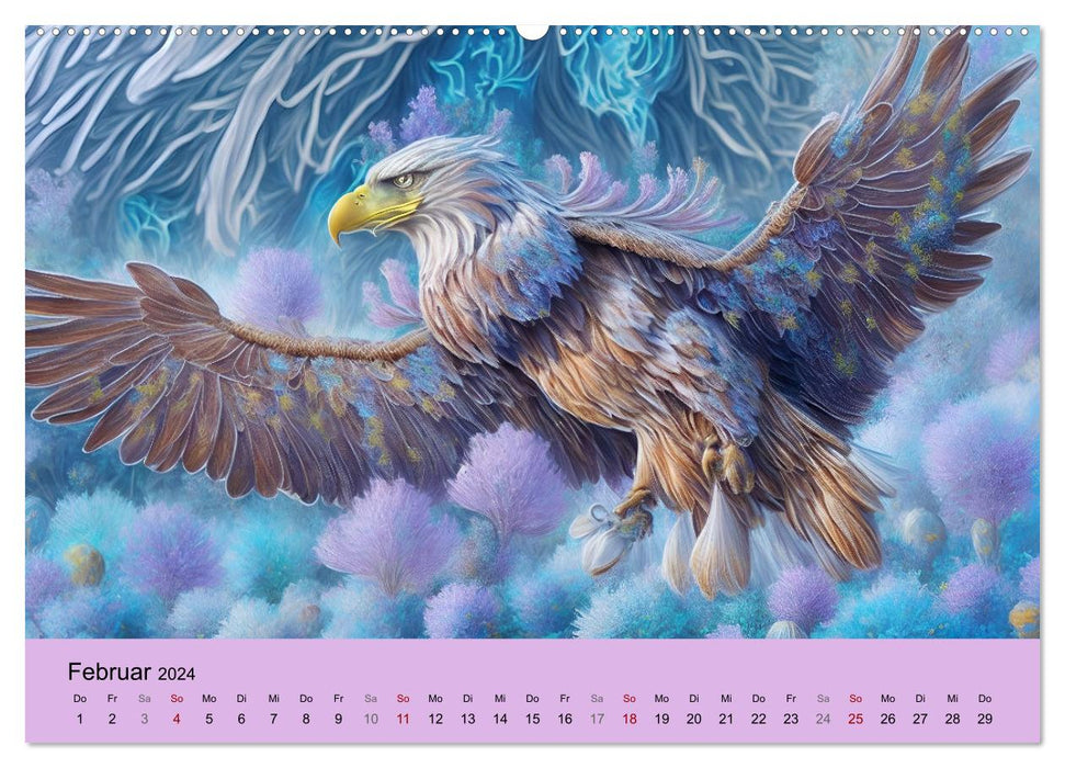 Zauberhafte Paradiesvögel (CALVENDO Premium Wandkalender 2024)