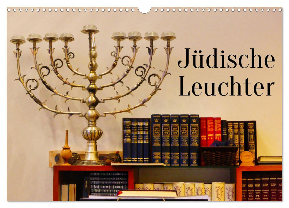 Jüdische Leuchter (CALVENDO Wandkalender 2024)