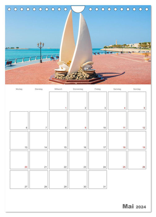 Abu Dhabi - Reiseplaner (CALVENDO Wandkalender 2024)