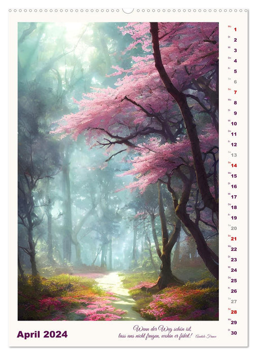 Wege der Fantasie (CALVENDO Premium Wandkalender 2024)