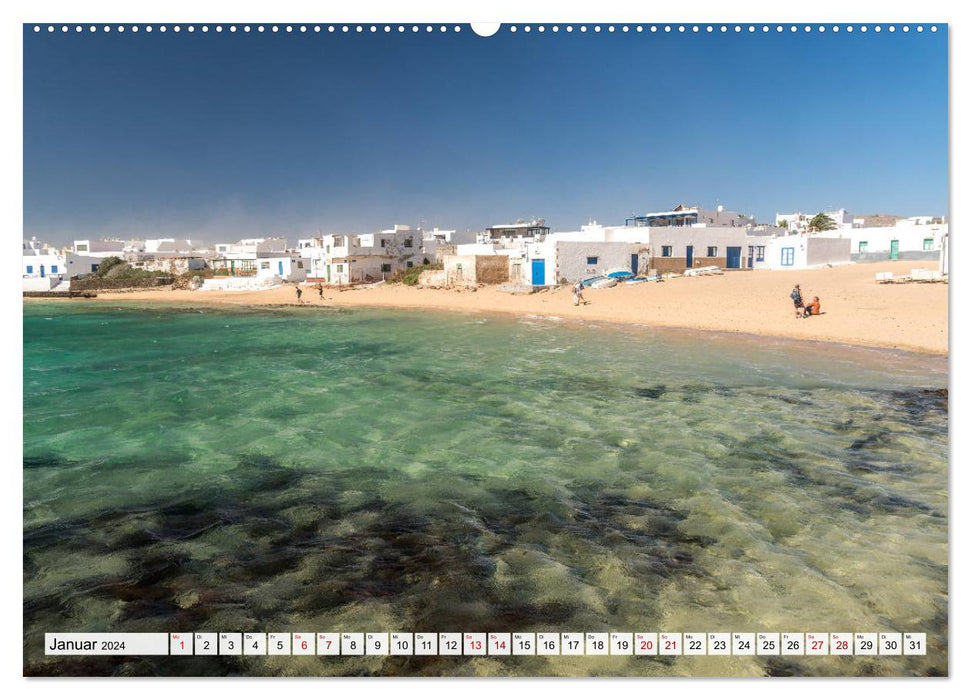 Kanarische Inseln - Lanzarote (CALVENDO Premium Wandkalender 2024)