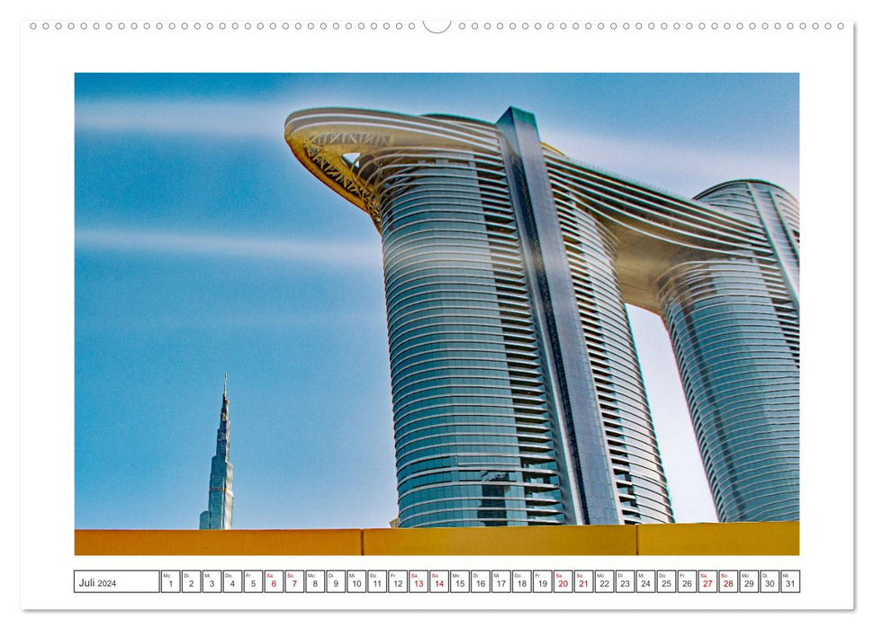 Dubaï – Métropole fascinante (Calvendo Premium Wall Calendar 2024) 