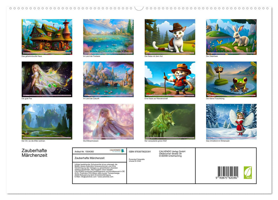 Magical fairytale time (CALVENDO Premium Wall Calendar 2024) 