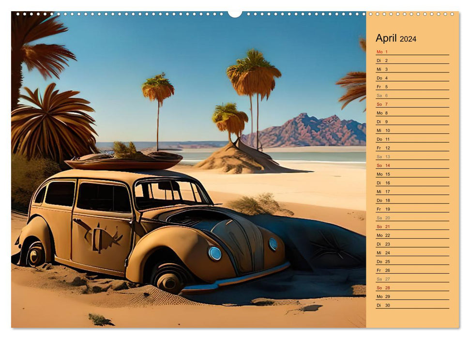 Surreale Wüstenlandschaften (CALVENDO Premium Wandkalender 2024)