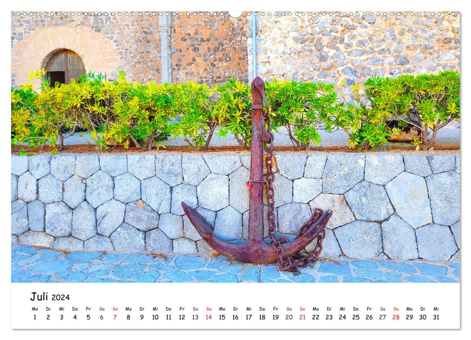 Port de Sóller - Mallorca (CALVENDO Premium Wandkalender 2024)