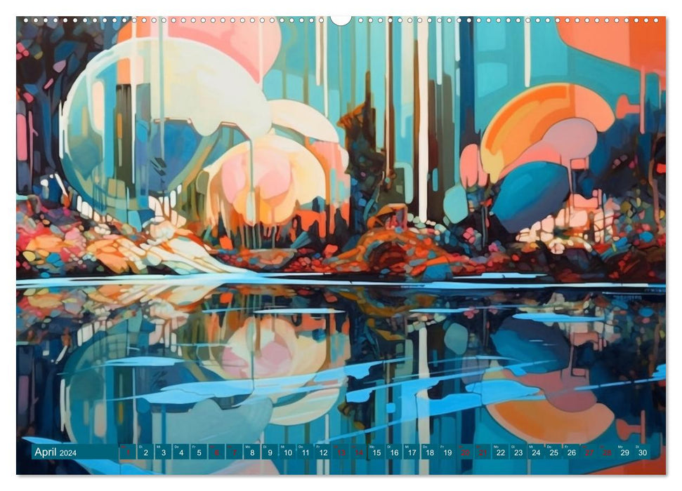 Dimensions couleur (calendrier mural CALVENDO 2024) 