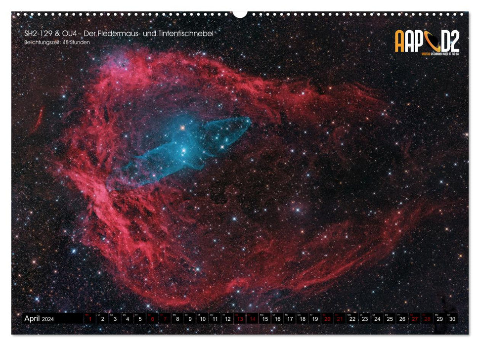 La fascination de l'espace - des étendues infinies (Calendrier mural CALVENDO Premium 2024) 