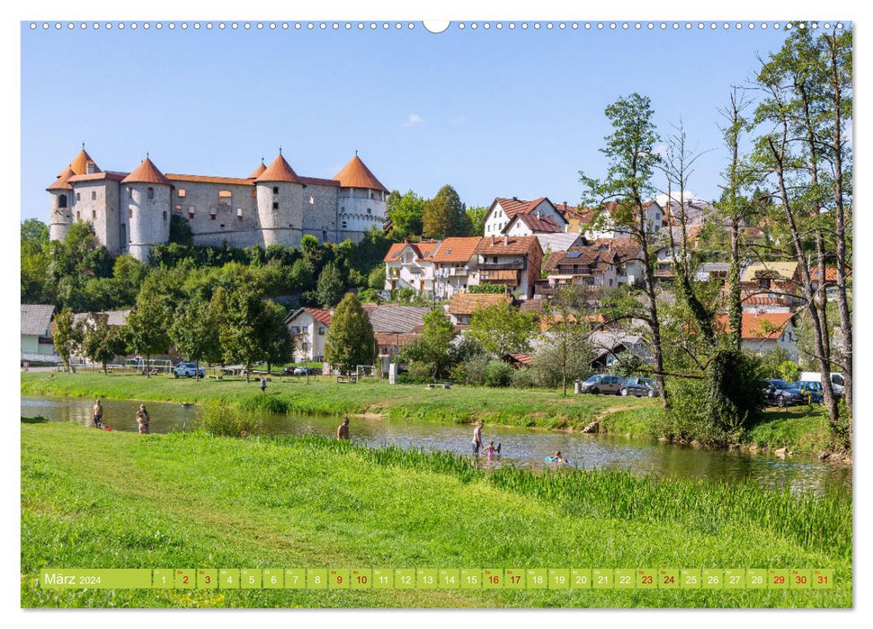 Im Herzen Sloweniens (CALVENDO Premium Wandkalender 2024)