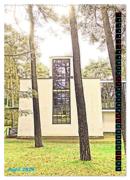 100 Jahre Bauhaus Dessau (CALVENDO Premium Wandkalender 2024)