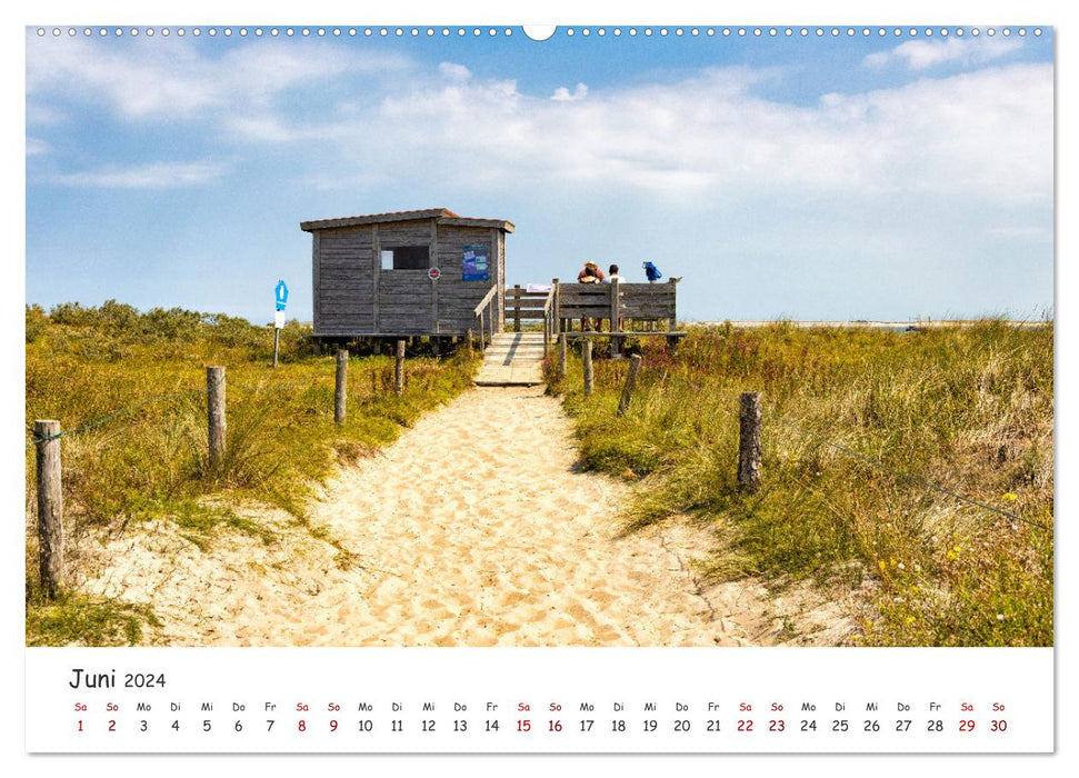 Sehnsuchtinsel Langeoog (CALVENDO Premium Wandkalender 2024)